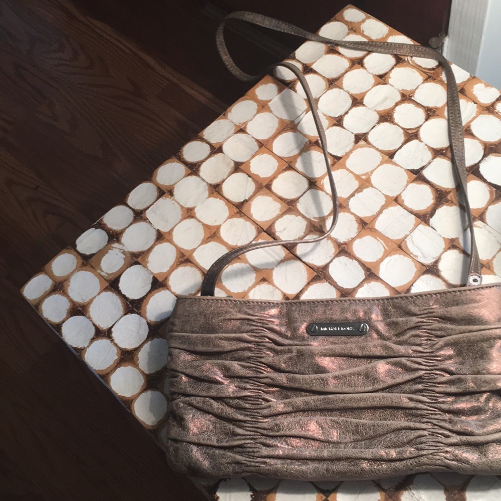 MK beautiful bronze crossbody/clutch